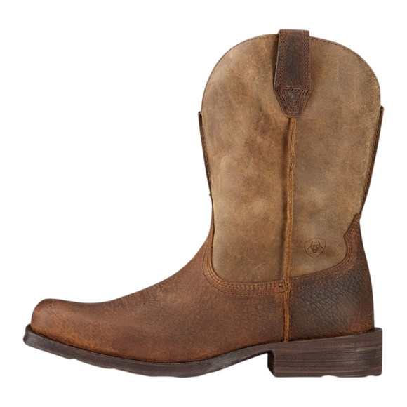 Ariat Boot Men 12D Rambler Square Toe Western Brown Cowboy...